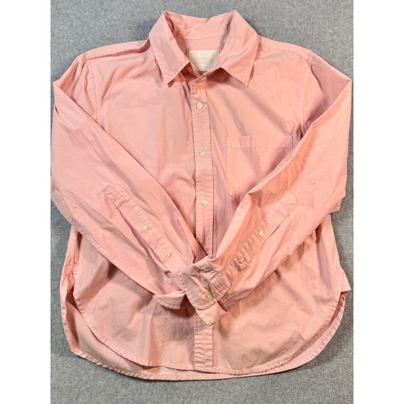 Citizens Of Humanity Tops - Citizens of Humanity Womens XS Peach Pink Button Down Roll Tab Sleeve Shirt